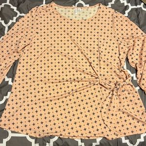 Pink and Black Elle Blouse